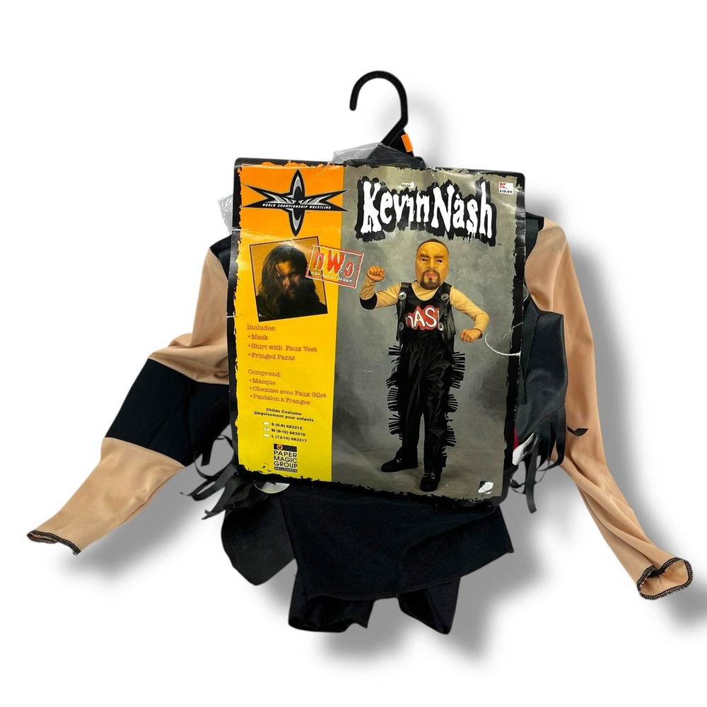 Kevin Nash Child's Halloween Costume Size M (8-10) Paper Magic Group Vintage '99